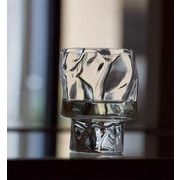 満足度99％  2個入 ティーカップ 耐熱ガラス デザインセンス ギャザリング  グラス 清杯 おしゃれな