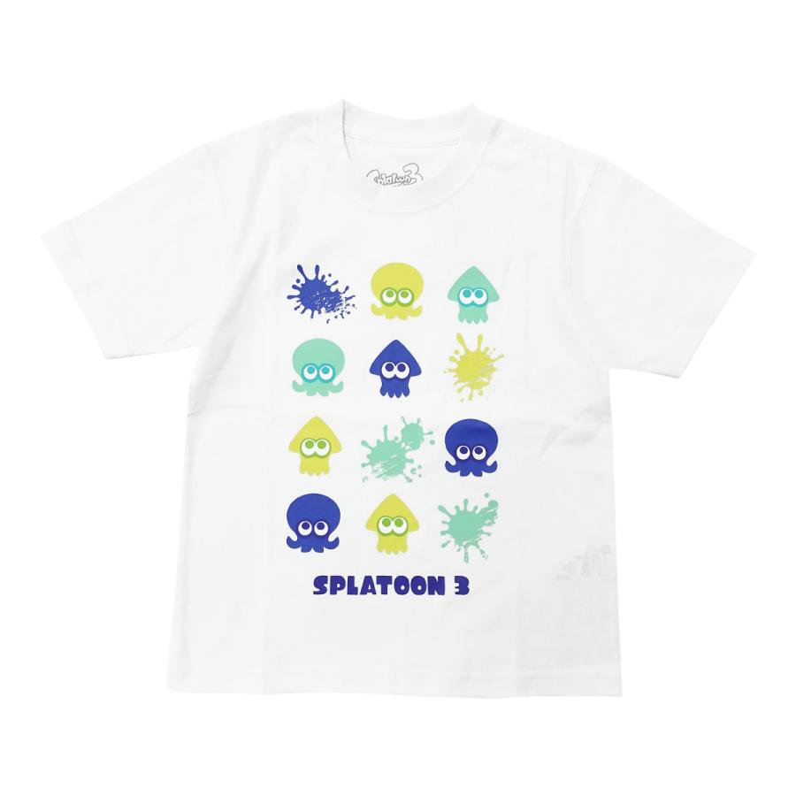 スプラトゥーン3 Splatoon3 Tシャツ 半袖 グッズ アイコン キッズ 子供