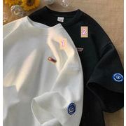 2022春夏新作 メンズ 男 カジュアル トップス 半袖 丸首 Tシャツ インナー 2色 M-2XL