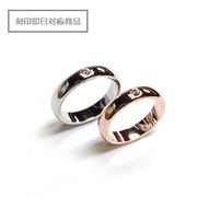 【日本製】１石クリスタル☆甲丸シンプルリング【２色展開】【高品質クリスタル使用】/BR-4630