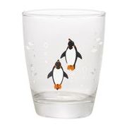 【5月上旬入荷予定】水槽グラス ペンギン