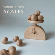おもちゃ 玩具 はかり スケール 木製 木 おままごと キッチングッズ ナチュラル 天然木 ベビー キッズ