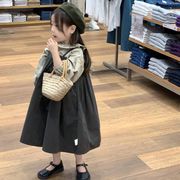 韓国風子供服 ベビー服 女の子 トップス  チョッキ  キャミソールスカート+ シャツ 分けて販売  80-130cm