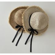 2025新品★帽子★子供用★麦わら帽子★ハット★2色