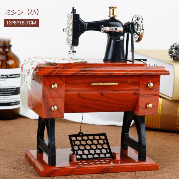 ミニチュア オルゴール アンティーク 蓄音機 音楽箱 レトロ