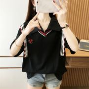 【予約222815】大きいサイズ春夏新作 韓国 レディース ファッション  Tシャツ ワンピース  LL-4L