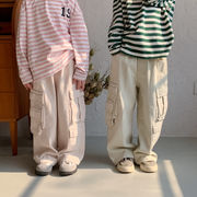 ★Girls★　子供服　90~150cm　キッズロングパンツ　かごパンツ　韓国キッズファッション