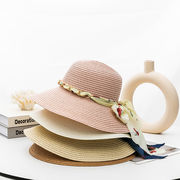 日よけ帽、女性、夏、折りたたみ式、日よけ帽、ビーチサンプロテクション麦わら帽子