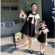 2024新作 韓国子供服  親子 女の子ワンピース  90-140cm
