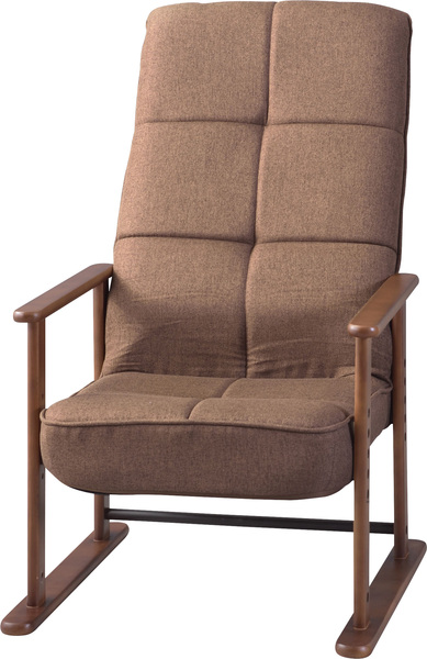 MITASインテリア 高座椅子Mフロアチェア ブラウン LSS-35BR