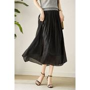人気のあるデザイン ロングスカート 気質 上品映え ストリーマ &#32433;スカート 揺れる ロマンチック
