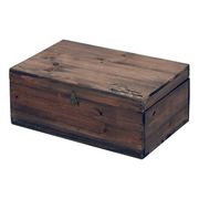 【特価Fbe20240327】 木製ボックス 蓋付moku ブラウン 91746