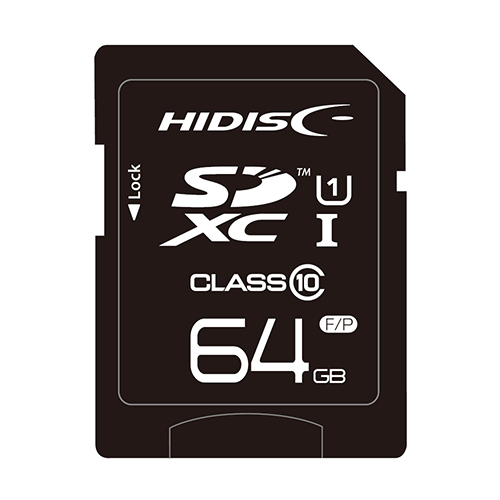 【5個セット】 HIDISC SDXCカード 64GB CLASS10 UHS-1対応 H