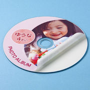 【5個セット】 サンワサプライ インクジェットフォト光沢DVDCDラベル(内径24mm)