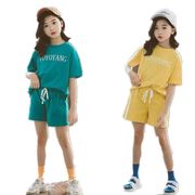 韓国子供服 上下 キッズ 女の子 男の子 セットアップ 夏 Tシャツ パンツ 120 130 140 150 160cm