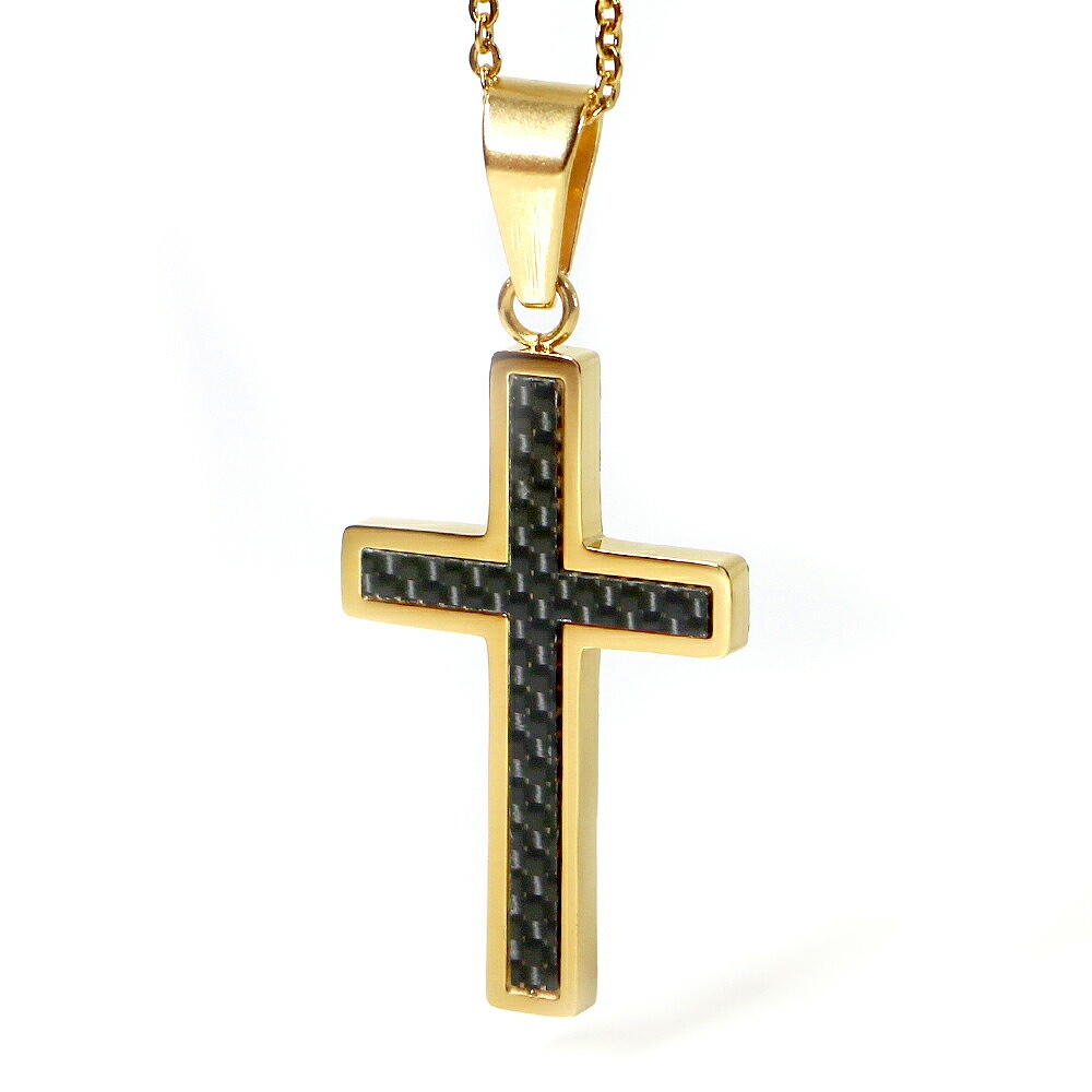 ステンレス ネックレス クロス 十字架 ゴールド レディース メンズ アクセサリー