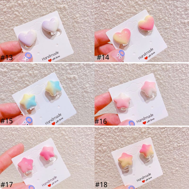 ☆全20色☆ キッズイヤリング 可愛い ins子供アクセサリー 韓国キッズ