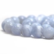 ブルーレースアゲート【丸玉】11mm【天然石 ビーズ パワーストーン】