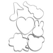 貝印　ＫＨＳ　クッキー抜型　６個セット　（クマ・ウサギ）