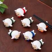 箸置き 動物 羊 可愛い 彩絵 陶器 日本風 家庭用 創造的 装飾品 小物 卓上飾り物 車載小物 インテリア小物