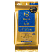 [ライオンペット] Quick & Rich トリートメントインシャンプータオル 愛犬用 20枚
