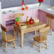 超格安での販売が実現 激安セール 手作りテーブルと椅子 テーブルと椅子の模型 工芸品 1:12人形屋