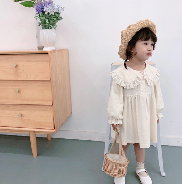 2024新品 韓国版　子供服  女の子 かわいい ベビー服 ワンピース  2色 80-130cm