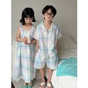 2024夏新作 韓国風子供服 男女兼用 Tシャツ ワンピース   2色 90-150cm