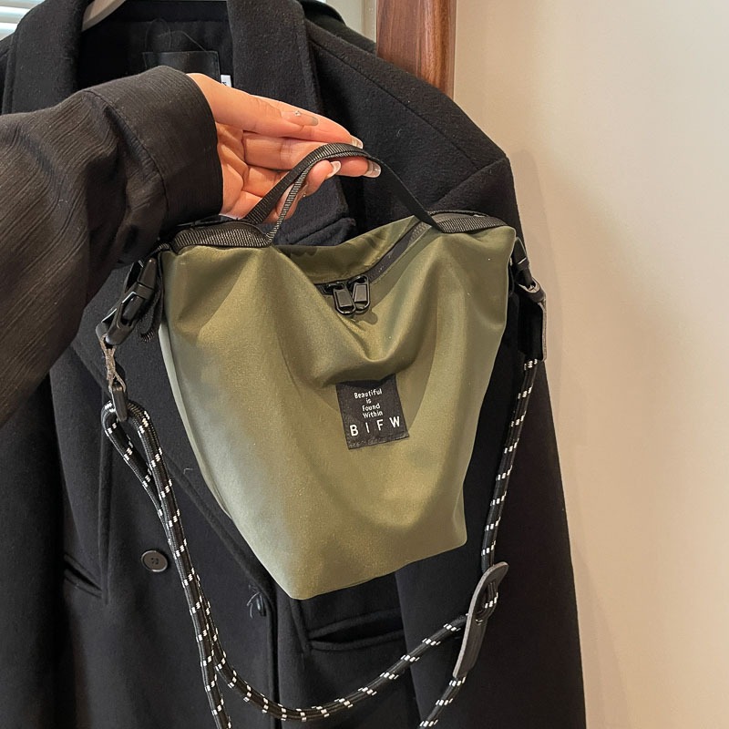 新型の日系オックスフォード布携帯バッグ、通勤斜め掛けポーチ、男女兼用の携帯ショルダーバッグ