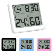 デジタル時計温湿度計3.2インチ