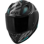 Givi / ジビ フルフェイスヘルメット 50.7 REBEL マットブラック/ライトブルー サイズ