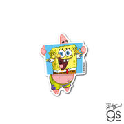 スポンジ・ボブ ダイカットミニステッカー ボブになりたい キャラクター アメリカ アニメ SpongeBob SPO044