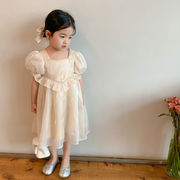 ins 夏新作　チュールワンピース　キッズ服　キッズ　女の子　チュール　ワンピース　可愛い