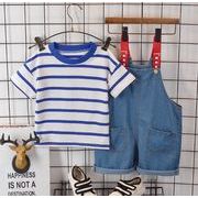 夏　子供服　セットアップ  男女兼用　2点セット　Tシャツ　パンツ　カジュアル　可愛い