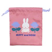 【巾着袋】ミッフィー リボン巾着 MIFFY and ROSE PK
