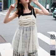 【2024新作商品♪】ギャザーキャミチュニック