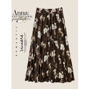 Fashions 限定発売  激安セール  スカート 気質 伸縮性のあるウエスト スリム プリント ハイウエスト