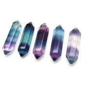 5個セット フローライト 32-34x8-9mm 両剣ポイント ルース _PR3431