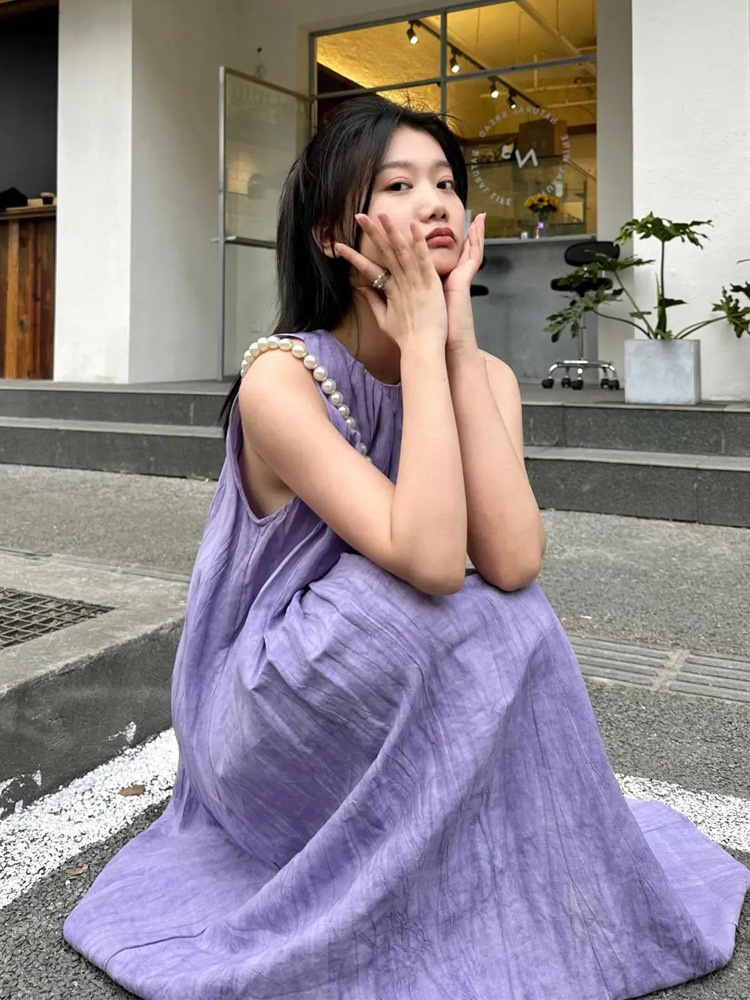 あなたの印象をプラスします 韓国ファッション ジャンパースカート  