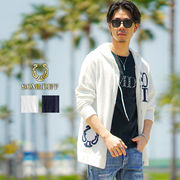 【パーカー】フェザーヤーン ロゴジャガード フルジップパーカー／SOMEDIFF