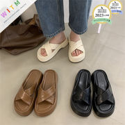 2024春夏新作 サンダル レディースシューズ スリッパ ビーチサンダル 滑り止め 歩きやすい 美脚