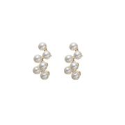 小さなブドウ パールイヤリング ファッショングッズ  アクセサリー