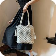 ★全4色★　メッシュバッグ　トートバッグ　春夏　旅行　INS　韓国ファッション