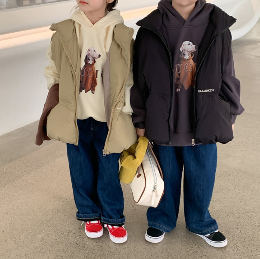 韓国男の子まとめ売り　100 秋冬新発売】韓国風 子供用 デニム オシャレ ロングパンツ