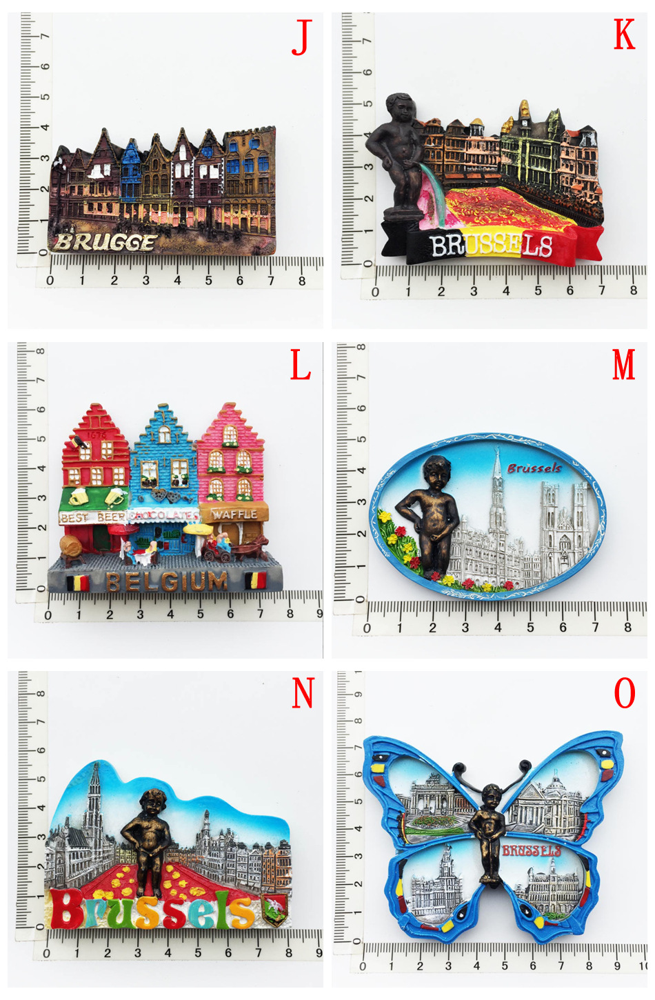 ベルギー お土産 マグネット アメリカ 雑貨 冷蔵庫 磁石 インテリア