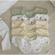 2024夏新作 子供服 韓国風子供服  子供用エプロン 涎掛け キャラクター よだれかけ ins