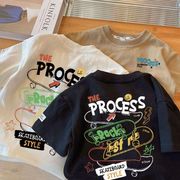 2024夏新作 子供服 韓国風子供服 ベビー服 男女兼用 半袖 トップス Tシャツ