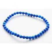 【ブレスレット】シンプル 4mm ハウライトトルコ