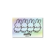 miffy ホログラムステッカー なかよし キャラクター 絵本 イラスト かわいい こども うさぎ グッズ MIF089