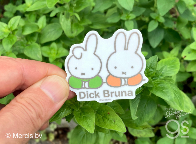 miffy ダイカットビニールミニステッカー ミッフィー 赤